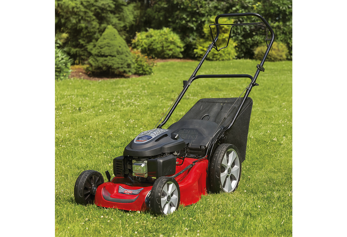 Απεικονίζεται η μηχανή του γκαζον